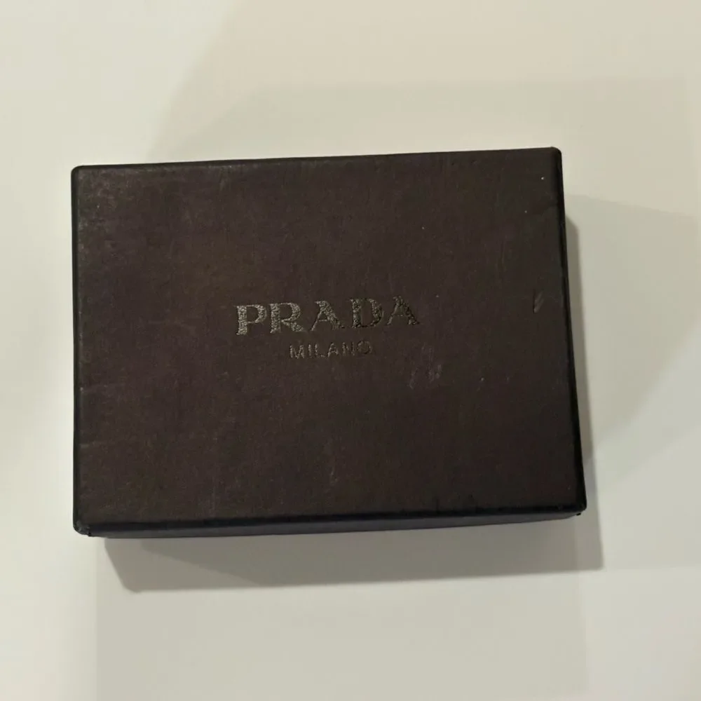 Prada Black Saffiano Leather Key Case Holder